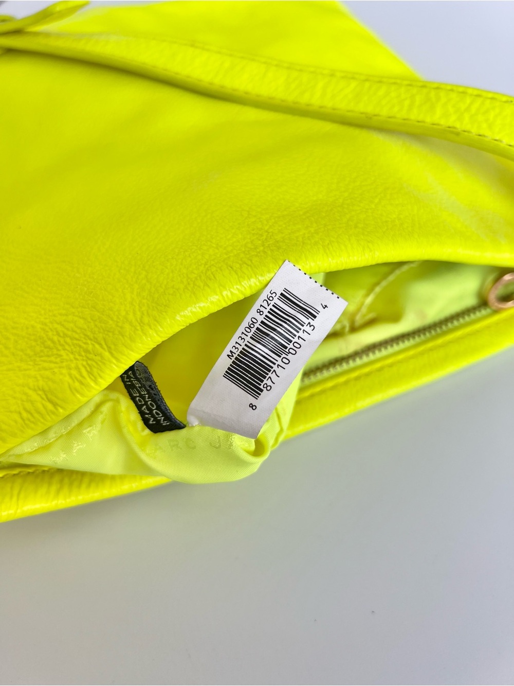 Marc by Marc Jacobs • Sia Crossbody Too Hot To Handle Neon Yellow Leather Bag - Picture 8 of 15